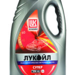 Канистра с полусинтетическим маслом Лукойл «Супер» 10w-40